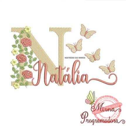 Matriz de bordado Natália