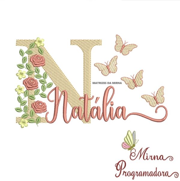 Matriz de bordado Natália