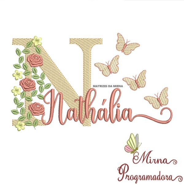 Matriz de bordado Nathália