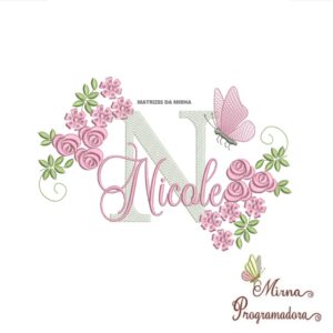 Matriz de bordado Nicole
