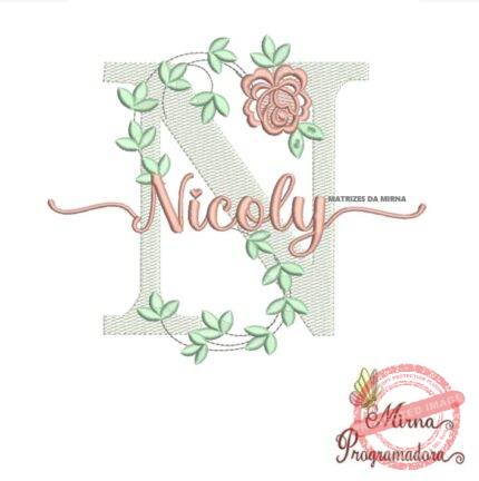 Matriz de Bordado Nicoly