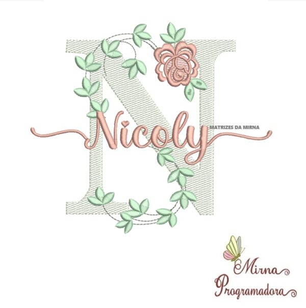 Matriz de Bordado Nicoly