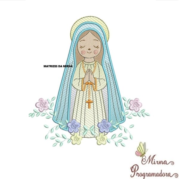 matriz-de-bordado-nossa-senhora-de-fatima
