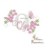 Matriz de bordado Olga