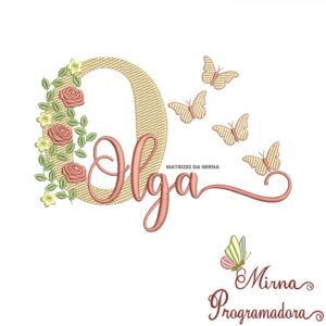 Matriz de bordado Olga