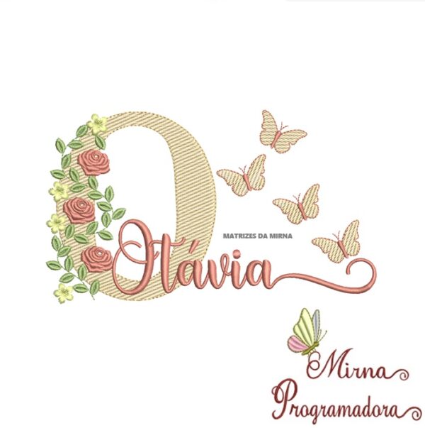 Matriz de bordado Otávia