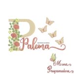 Matriz de bordado Paloma