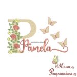 Matriz de bordado Pâmela