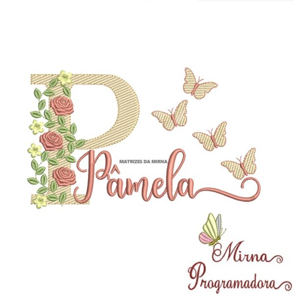 Matriz de bordado Pâmela