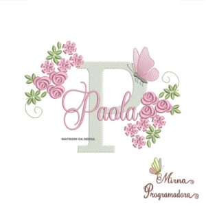 Matriz de bordado Paola