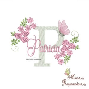 Matriz de bordado Patrícia