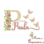 Matriz de bordado Paula