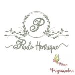 Matriz de Bordado Moldura Folha Paulo Henrique