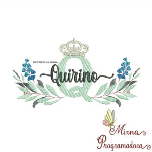Matriz de bordado Quirino