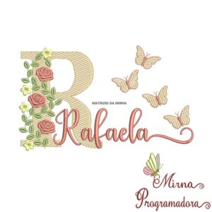 Matriz de bordado Rafaela