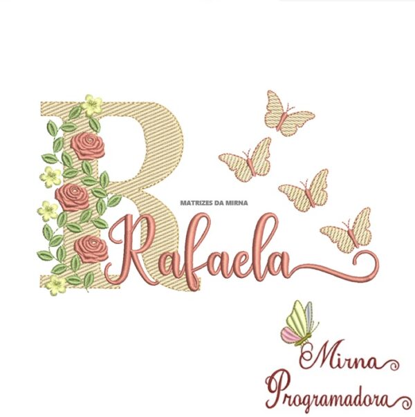 Matriz de bordado Rafaela