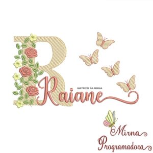 Matriz de bordado Raiane