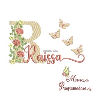 Matriz de bordado Raissa