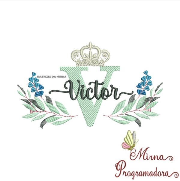 Matriz de bordado Victor