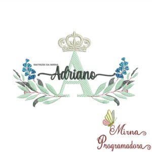 Matriz de Bordado Adriano