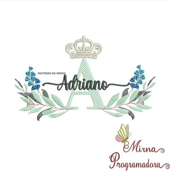 Matriz de Bordado Adriano
