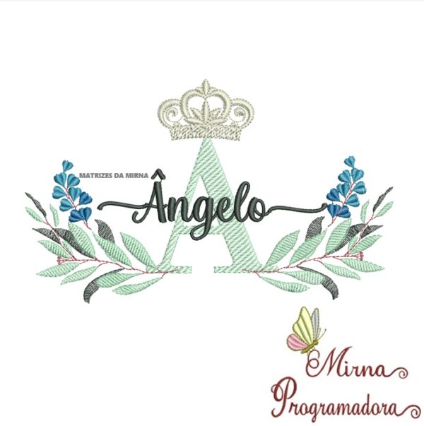 Matriz de Bordado Ângelo