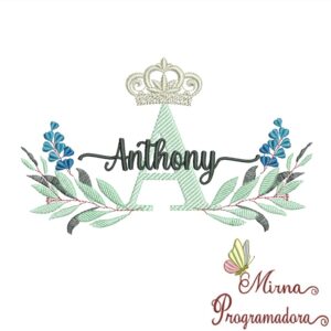 Matriz de Bordado Anthony