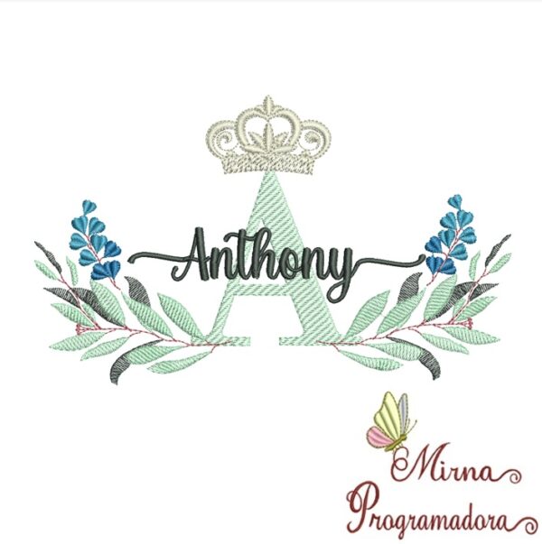 Matriz de Bordado Anthony