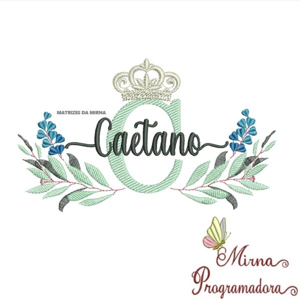 Matriz de Bordado Caetano