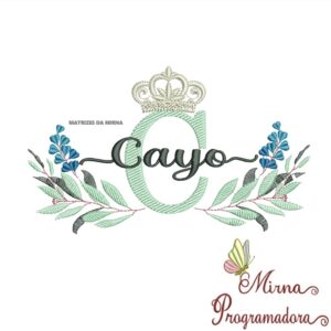 Matriz de Bordado Cayo