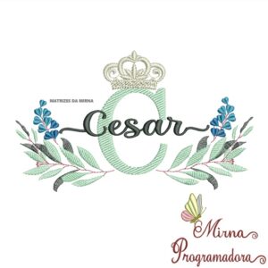 Matriz de Bordado Cesar