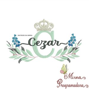 Matriz de Bordado Cezar