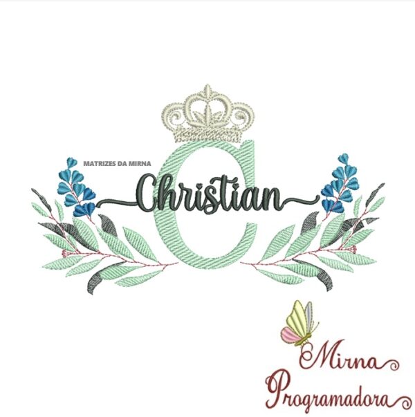 Matriz de Bordado Christian