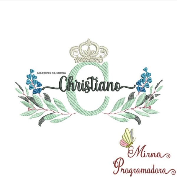 Matriz de Bordado Christiano