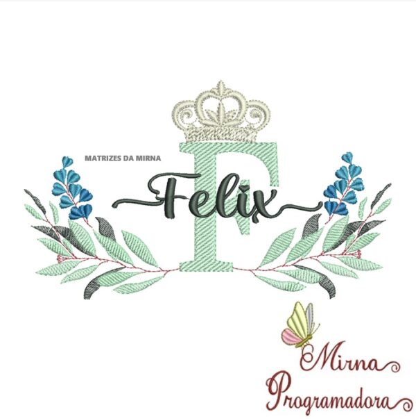 Matriz de Bordado Felix