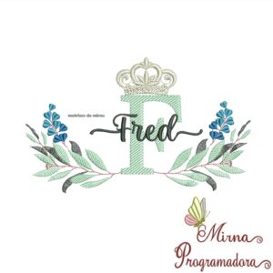 Matriz de bordado Fred