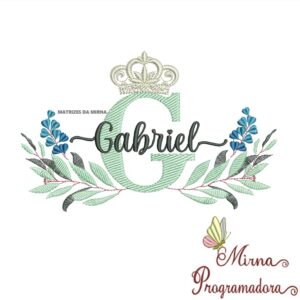 Matriz de bordado Gabriel