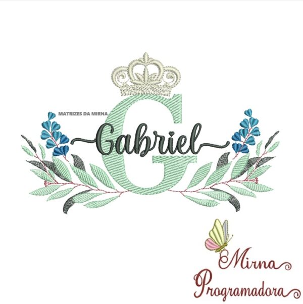 Matriz de bordado Gabriel