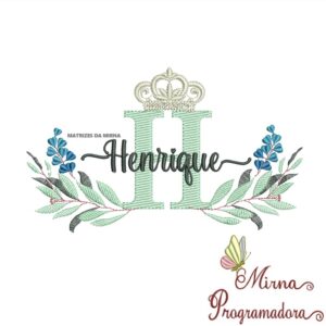 Matriz de bordado Henrique