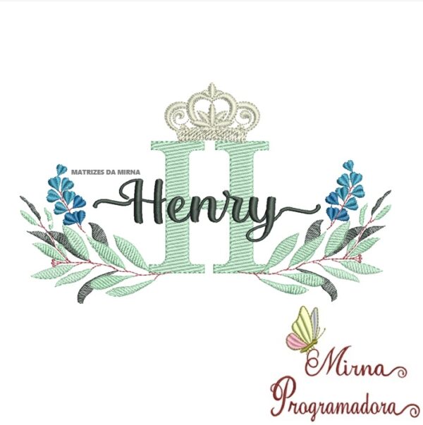 Matriz de bordado Henry
