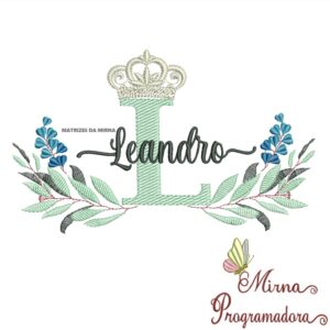 Matriz de bordado Leandro