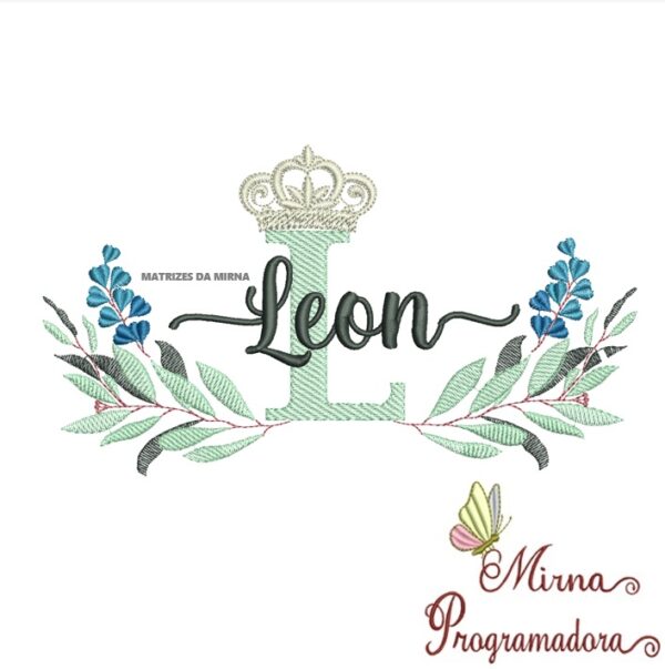 Matriz de bordado Leon