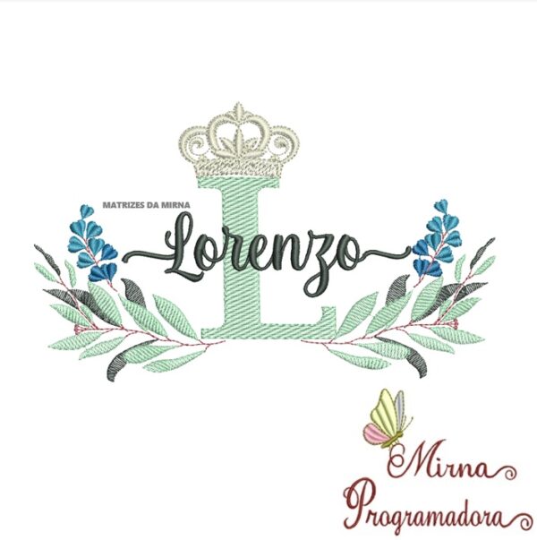 Matriz de bordado Lorenzo