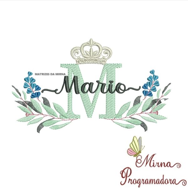 Matriz de bordado Mario