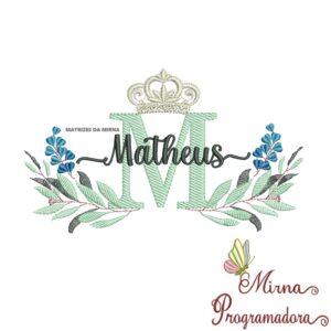 Matriz de bordado Matheus