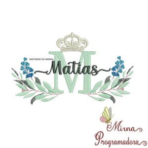 Matriz de bordado Matias