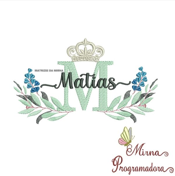 Matriz de bordado Matias