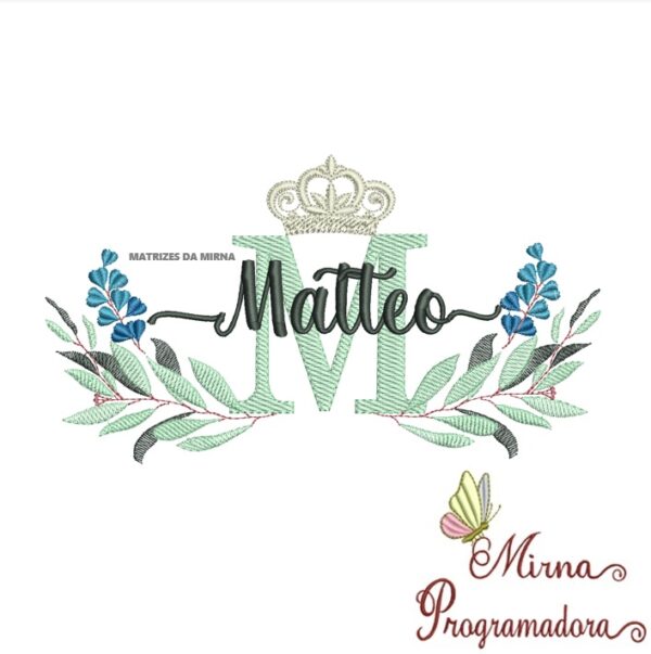 Matriz de bordado Matteo