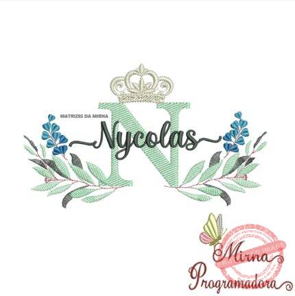 Matriz de bordado Nycolas