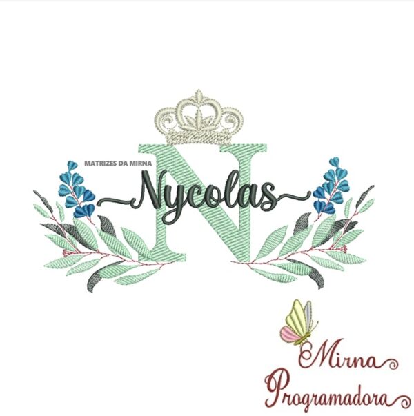 Matriz de bordado Nycolas